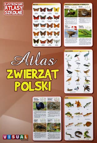 Ilustrowany atlas szkolny. Atlas zwierząt Polski
