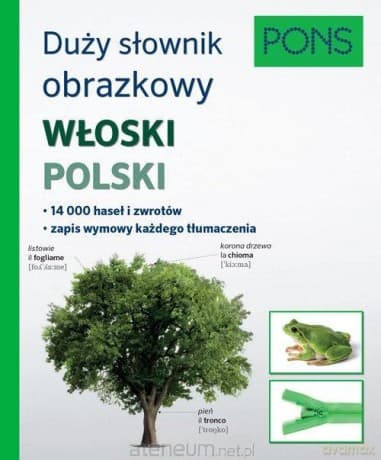 Duży słownik obrazkowy włosko-polski