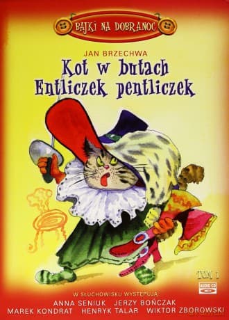 Bajki na dobranoc: Kot w butach / Entliczek Pentliczek - Jan Brzechwa (ecopack)