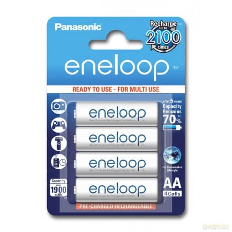 Panasonic Eneloop R6/AA 1900mAh – 4 szt blister