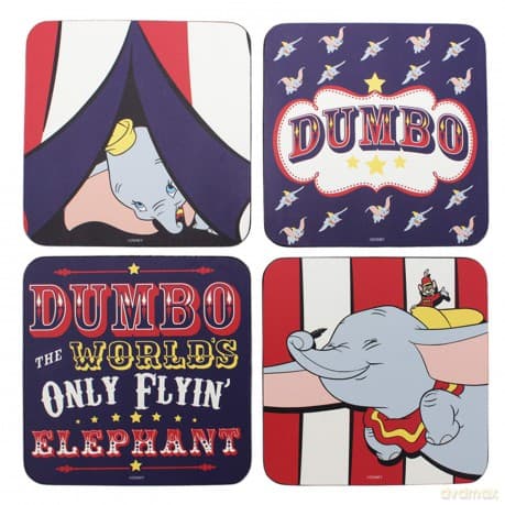 Dumbo: Dumbo Zestaw 4 podstawek