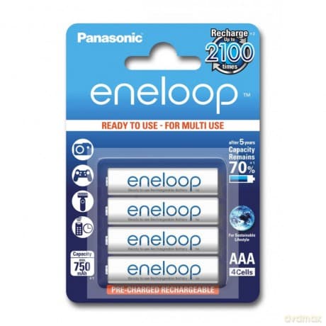 Panasonic Eneloop R03/AAA 750mAh – 4 szt blister
