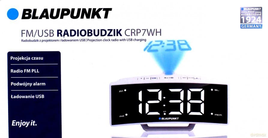 Blaupunkt radiobudzik FM PLL CRP7WH