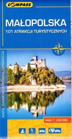 Mapa samochodowo-krajoznawcza - Małopolska 1:200 000