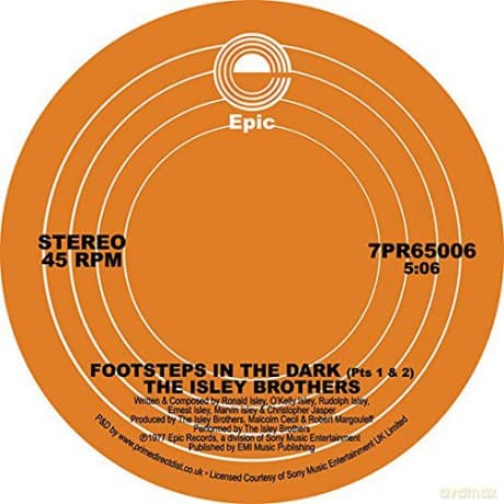 Isley Brothers: Footsteps In The Dark. Pts 1 & 2 (Dinked)