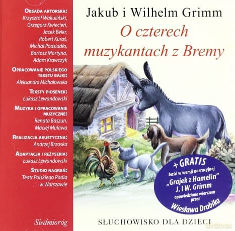 Słuchowiska Dla Dzieci: O Czterech Muzykantach Z Bremy
