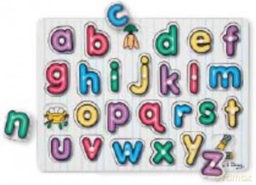 MELISSA Drewniane puzzle Alfabet