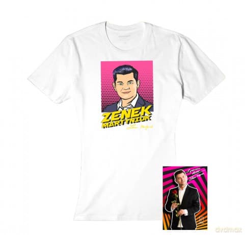 Zenek Martyniuk: T-shirt damski Zenek rozmiar M +pocztówka z autografem