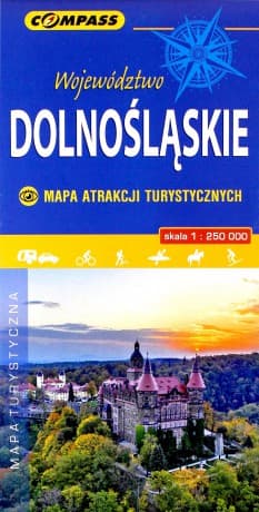Mapa atrakcji turystycznych - Województwo Dolnośląskie