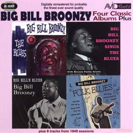 Big Bill Broonzy: Four Classic Albums Plus (Big Bills Blues / Big Bill Broonzy Sings The Blues / Folk Blues / The Blues)