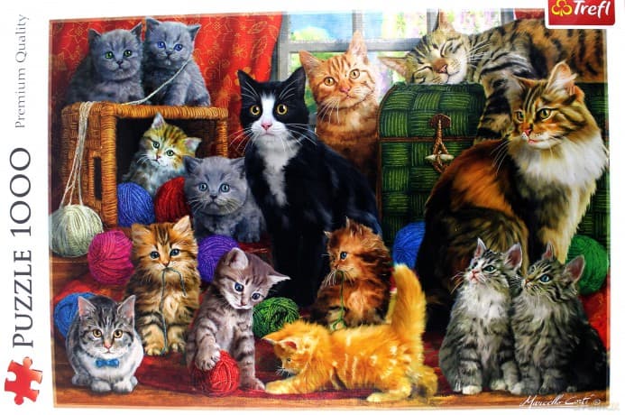 TREFL 1000 el. - Kocie spotkanie