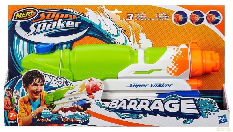 NERF Soarek pistolet na wodę BARRAGE 2.4l A4837/2