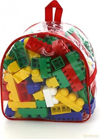 Wader-Polesie 8039 Klocki Super Mix w plecaku 144 el