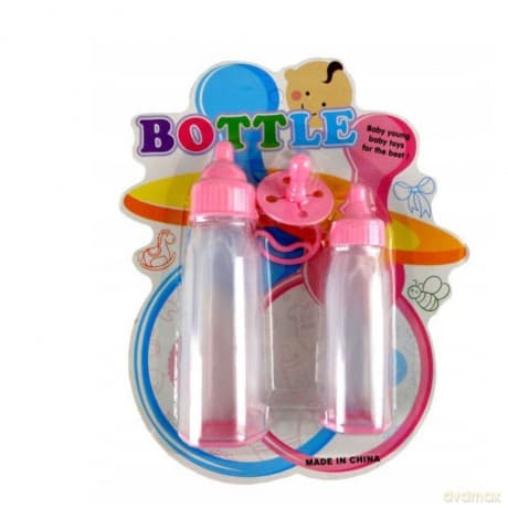 Zestaw dla lalki butelki x2 + smoczek blister 464445