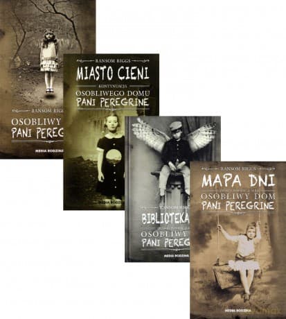 Osobliwy Dom Pani Peregrine + Miasto Cieni + Biblioteka dusz + Mapa dni - Ransom Riggs Pakiet