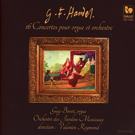 George Frideric Handel: Integrale Des 16 Concertos Pour Orgue