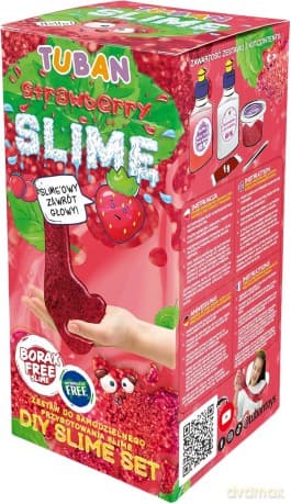 Zestaw super slime - Truskawka