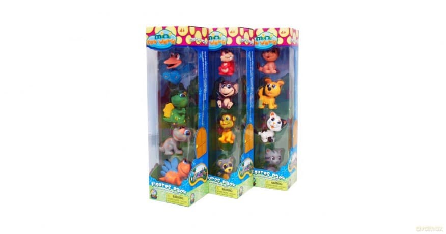 PLAC ZABAW Zestawy z 4 figurkami, 3 rodzaje