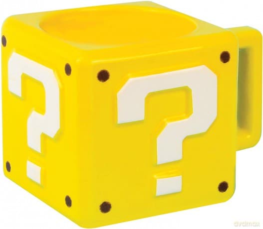 Super Mario Question Block Ceramiczny Kubek