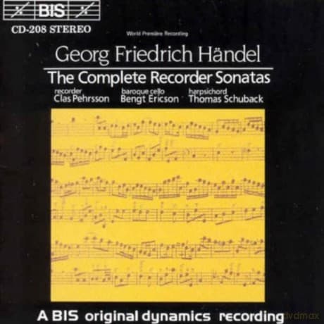 George Frideric Handel: Handel: The Complete Recorder Sonatas