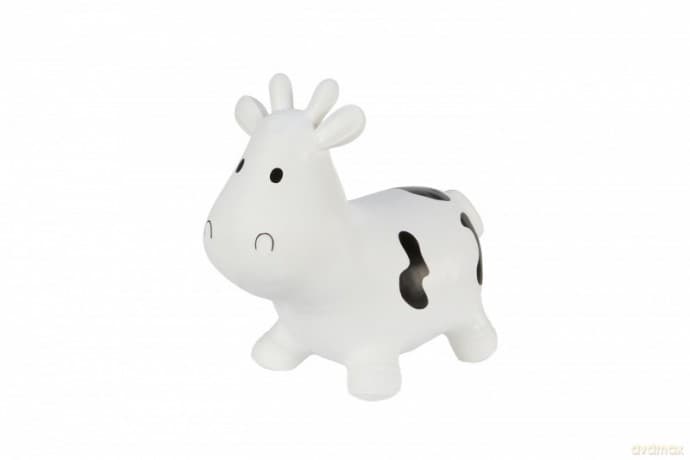 Skoczek krówka biała karton